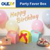 Oletx 30-Pack Yellow Party Favor Treat Boxes, Goodie Candy Box, Gable Paper Gift Boxes with Handles Perfect for Construction and Chic Yellow Submarine Party Decoration Supplies view 2