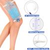 3 Pack Catheter Bags, Premium Easy-Tap Leg Bag Urinary Drainage Bag, 32 Oz with 3 18 Tubing, Anti-Reflux Valve, with Cloth Straps to Attach to Your Foot, Advanced Flip Drain for EZ Disposal view 2