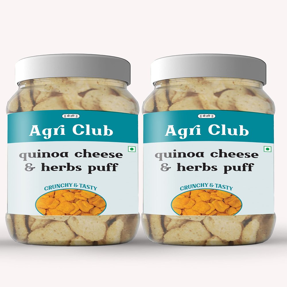 Agri Club quinoa cheese & herbs puff 200gm (each 100gm)