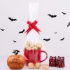 Awpeye 100 PCS Clear Cello Cellophane Treat Bags Good For Pastry, Bakery, Cookie, Candy, Dessert, Popcorn, Dessert, Chocolate And Party Favors 1.4 Mils view 2