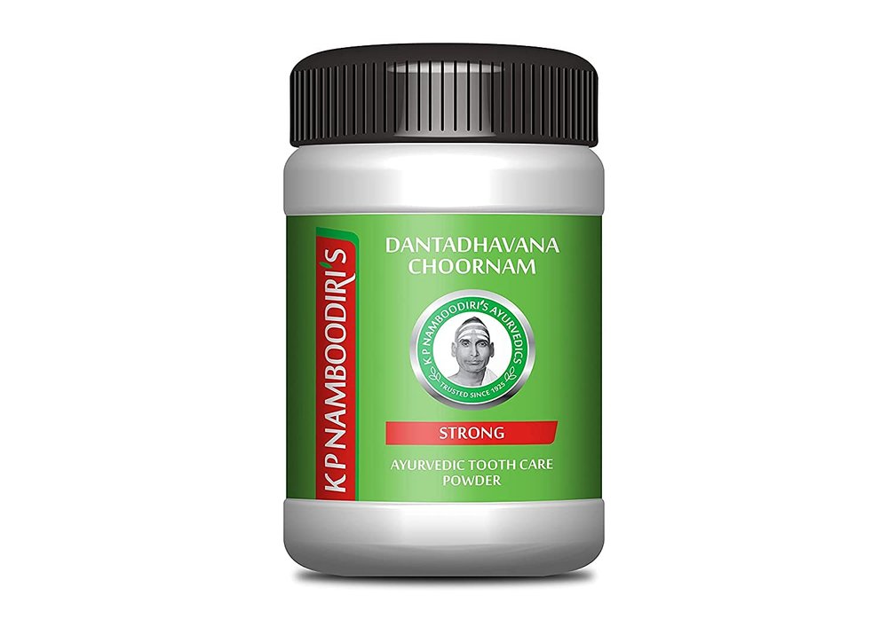 Admart K.P. NAMBOODIRI S Tooth Powder-Strong - 80 Gram (Ayurvedic Oral Care Toothpowder 4 Pack)