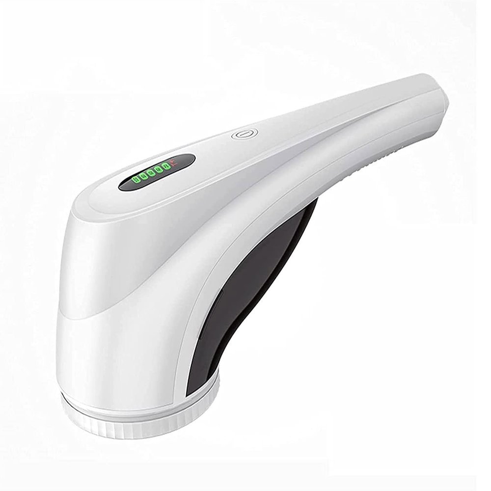SMSOM Fabric Shaver and Lint Remover, Sweater Defuzzer, Stainless Steel Blades, Remove Clothes Fuzz, Lint Balls, Pills, Rechargeable