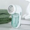 SMSOM Fabric Shaver Rechargeable, Lint Remover Sweater Pill Shaver, Removable Bin & Stainless Steel Blades, Green view 2