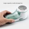SMSOM Fabric Shaver Rechargeable, Lint Remover Sweater Pill Shaver, Removable Bin & Stainless Steel Blades, Green view 3