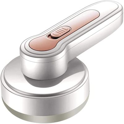 SMSOM Rechargeable Fabric Shaver, Fabric Shaver and Lint Remover, Sweater Defuzzer, Stainless Steel Blades, Trimmer for Clothes and Furniture