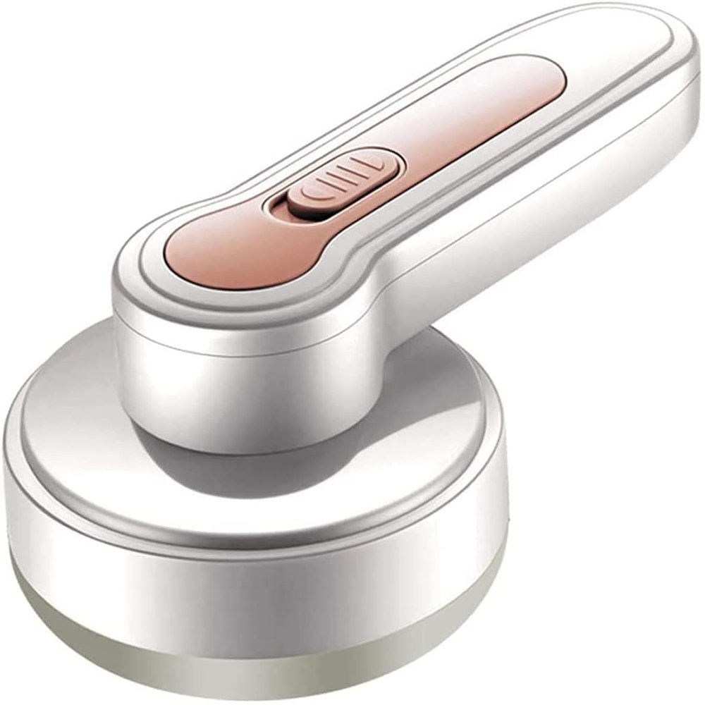 SMSOM Rechargeable Fabric Shaver, Fabric Shaver and Lint Remover, Sweater Defuzzer, Stainless Steel Blades, Trimmer for Clothes and Furniture