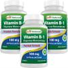 Best Naturals Vitamin B1 as Thiamine Mononitrate 100 mg Tablets (120 Count (Pack of 3)) view 1