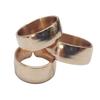 Set of 3 Hand Forged Pure Copper Rings. Made with 100% Pure Raw Untreated Copper. Helps Reduce Finger Joint Pain and Swelling. Tibetan Healing Medicine Ring Set. (Plain) view 4