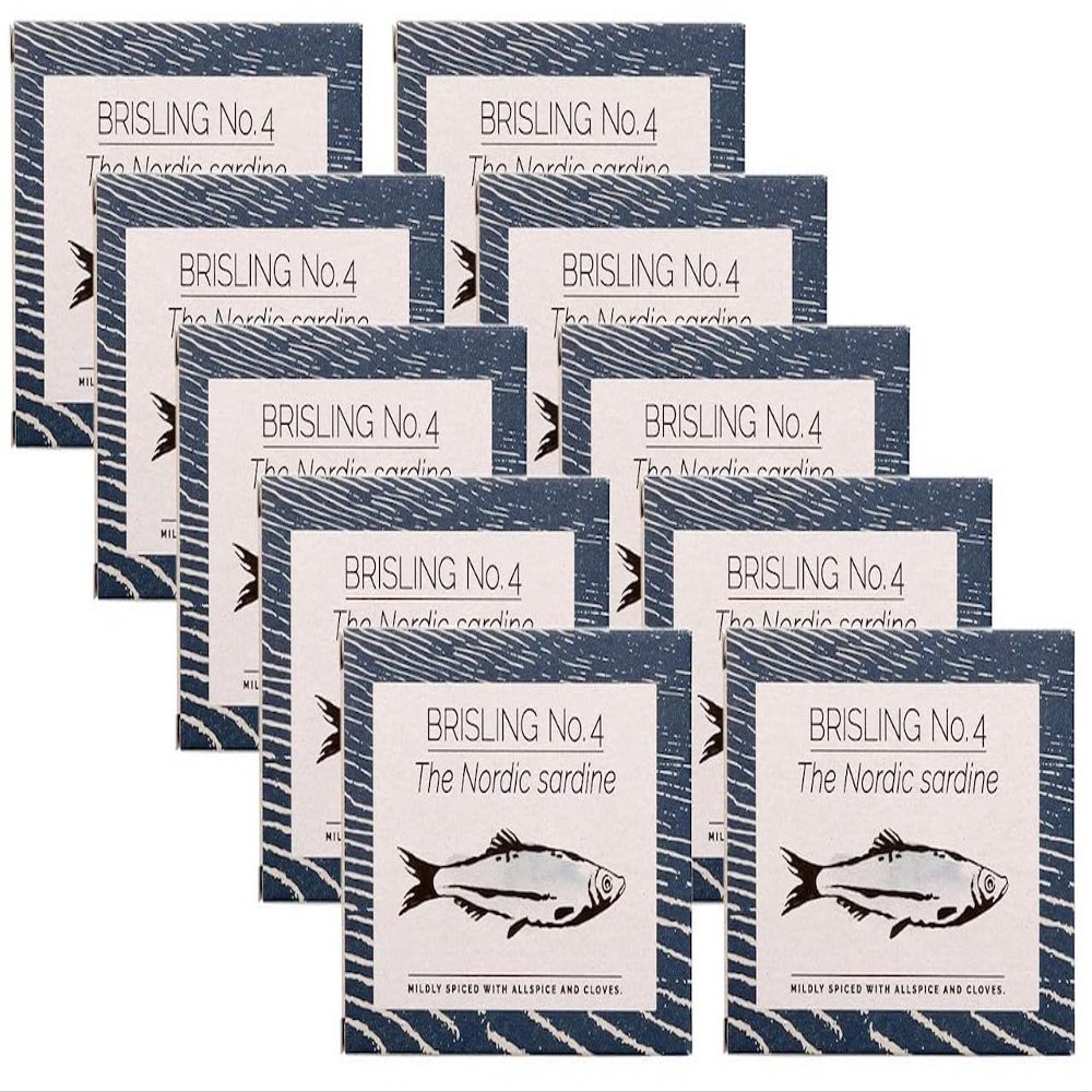 Fangst Brisling No. 4 | Tinned Nordic Sardine with Allspice and Clove | 10 x 100g Can