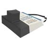 Gel Wedge Seat Cushion with Pommel 18" x 16" x 4" - 2" - Better Posture and Hip Positioning - High Density Foam and Pressure Redistribution Gel and Back, Tailbone, and Coccyx Support