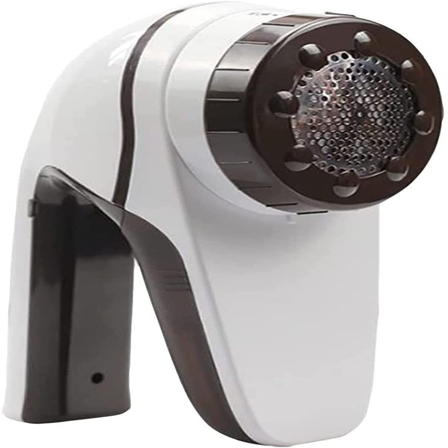 SMSOM Fabric Shaver Rechargeable, Lint Remover Sweater Pill Shaver, Removable Bin & Stainless Steel 3-Leaf Blades, Trimmer for Clothes and Furniture
