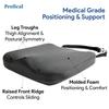 ProHeal Molded Foam Seat Cushion 18" x 16" x 3" - Pressure Sensitive High Density Foam for Thigh Alignment and Postural Symmetry - Superior Comfort - Pain and Pressure Relief view 2