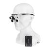 2.5X420mm Bonicular Loupes Magnifier with 3W Operating Head Lamp Aluminum Box (Black) view 3