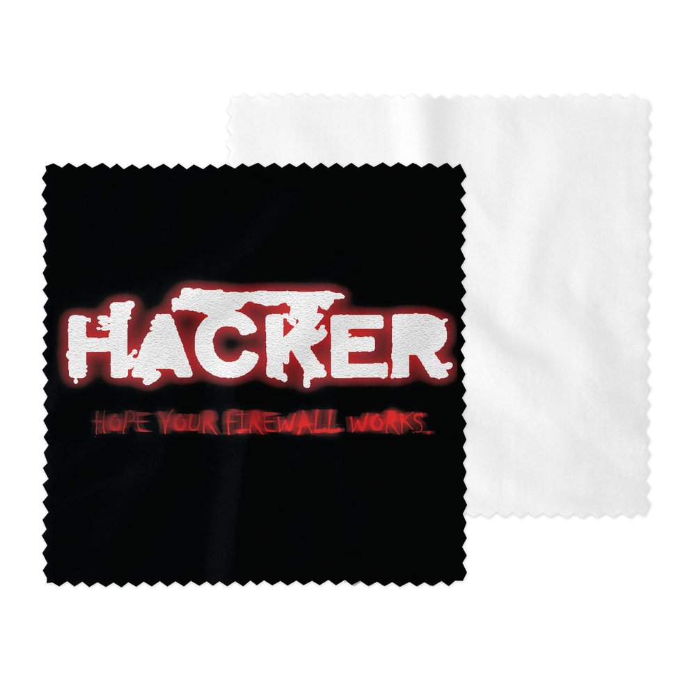Hacker Firewall Eyeglass Cleaner & Microfiber Cleaning Cloth (Hacker Firewall)