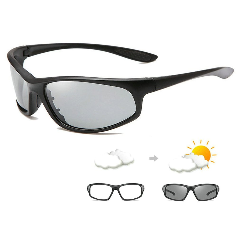 Outdoor Transition Photochromic Bifocal Reading Glasses for Men Women Sports Presbyopia Driving goggles Sunglasses reader (0 magnification)