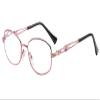bestsight1936 Purple Pink Women's Retro Alloy Business Metal Engraved Flexible Reading Glass (3.00, 2 Pack) view 2