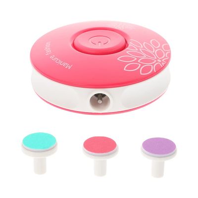 KALLORY 1set Electric Nail Trimmer for Boys and Girls Compact and Portable Nail Polisher Quiet Operation Grinding Heads for Safe Grooming Durable Material