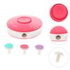 KALLORY 1set Electric Nail Trimmer for Boys and Girls Compact and Portable Nail Polisher Quiet Operation Grinding Heads for Safe Grooming Durable Material view 2
