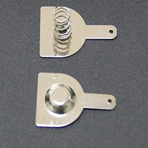 100pcs 18650 Positive and Negative Single Contact Spring Plate (50Pairs) 16x18.5mm