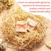Outus 0.5lb Gold and White Crinkle Cut Paper Shred Filler Shredded Paper for Gift Box Gift Basket Bag Filler Gold Grass Tissue Cushion Stuffing for Christmas Holiday Packaging Wrapping view 3