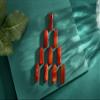 10 PCS Red Carnelian Agate Healing Crystals Wands Polished Tumbled Stones Bulk Natural Hexagonal Pointed Reiki Energy Balancing Meditation Therapy Chakra Wand Set view 2