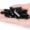 10 PCS Black Obsidian Healing Crystals Wands Polished Tumbled Stones Bulk Natural Hexagonal Pointed Stocking Stuffers Reiki Energy Balancing Meditation Therapy Chakra Wand Set view 1