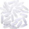10 PCS Clear Quartz Healing Crystals Wands Polished Tumbled Stones Bulk Natural Hexagonal Pointed Reiki Energy Balancing Meditation Therapy Chakra Wand Set Christmas Gift Stocking Stuffers view 1