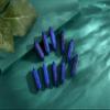10 PCS Lapis Lazuli Healing Crystals Wands Polished Tumbled Stones Bulk Natural Hexagonal Pointed Reiki Energy Balancing Meditation Therapy Chakra Wand Set view 3