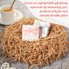 Outus 0.5 LB Kraft Crinkle Cut Paper Shred Filler Shredded Papers Confetti Gift Boxes Basket Crinkle Paper Filler Packing Grass Cushion Shredded Tissue Stuffing Christmas Wedding Birthday Wrapping view 3