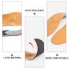 1pair Leather Arch Support Insoles for Breathable Sweat-Absorbing Orthotic Footwear Inserts for Men Women Comfort for Running Hiking Daily Use view 3