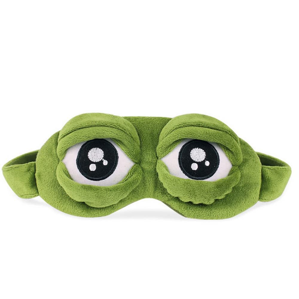 AKOAK 1 Pack Frog Eye Mask, 3D Female Sleep Eye Mask, Comfortable and Soft for Travel/Rest/Relaxation/Animation Cosplay Clothing