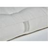 100% Organic Cotton and Wool Cot with 3" Natural Latex core in Organic Twill Fabric Case view 2