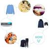 SMSOM Fabric Shaver, Electric Lint Remover, Rechargeable Sweater Shaver with Stainless Steel Blades, Easy Remove Fuzz, Lint, Pills, Blue view 2
