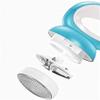 SMSOM Fabric Shaver, Electric Lint Remover, Rechargeable Sweater Shaver with Stainless Steel Blades, Easy Remove Fuzz, Lint, Pills, Blue view 4
