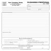 Custom Cleaning Proposal / 8.5 x 11" / 3 Part / TMG137 (1000) view 1