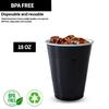 Hanna K. Signature Plastic Cups Black 18 oz view 4