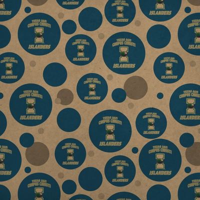 GRAPHICS & MORE Texas A&M -Corpus Christi Islanders Premium Kraft Gift Wrap Wrapping Paper Roll