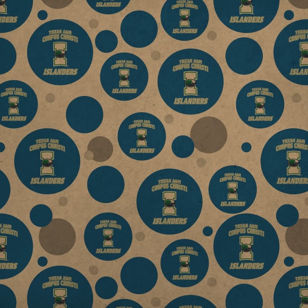 GRAPHICS & MORE Texas A&M -Corpus Christi Islanders Premium Kraft Gift Wrap Wrapping Paper Roll