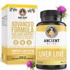 Ancient Bliss Liver Love - Natural Milk Thistle Liver Detox and Liver Health Cleanse Supplement - Support Healthy Liver in Men and Women - 60 Capsules - with Burdock, Dandelion, Cloves, and More view 1