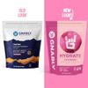 Gnarly Nutrition Hydrate Electrolyte Powder  Raspberry Exercise Hydration Drink Mix  NSF Contents Certified  Electrolyte Solution, Performance & Recovery  Raspberry, 14.10 oz view 2