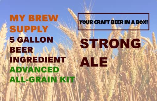 Strong Ale Homebrew 5 gal Advance ALL GRAIN Beer Recipe Kit - By My Brew Supply