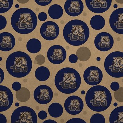 GRAPHICS & MORE Tennessee State University Primary Logo Premium Kraft Gift Wrap Wrapping Paper Roll