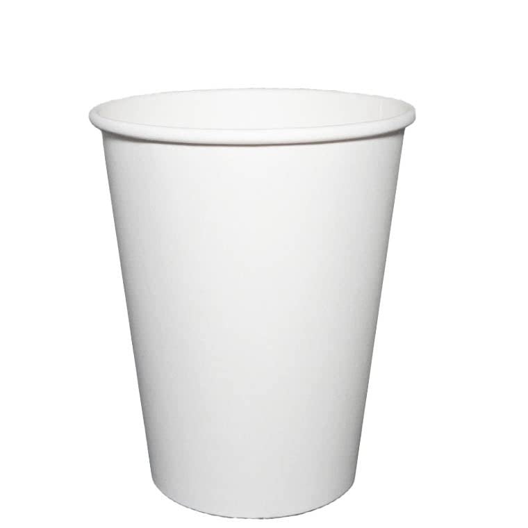 Disposable White Paper Soup Containers - Paper Ice Cream Cups - Disposable Dessert Bowls for Cold, Frozen Yogurt Cups - Food Storage Containers, Microwavable and Freezer Safe Take Out (500, 26oz)
