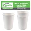 Disposable White Paper Soup Containers - Paper Ice Cream Cups - Disposable Dessert Bowls for Cold, Frozen Yogurt Cups - Food Storage Containers, Microwavable and Freezer Safe Take Out (500, 26oz) view 4