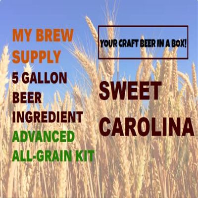 Sweet Carolina ALL GRAIN 5 gal Beer Home brew Ingredient Kit - By My Brew Supply
