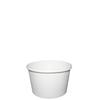 Disposable White Paper Soup Containers - Paper Ice Cream Cups - Disposable Dessert Bowls for Cold, Frozen Yogurt Cups - Food Storage Containers, Microwavable and Freezer Safe Take Out (25, 8oz) view 1