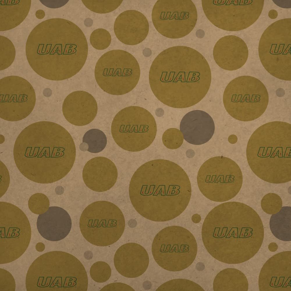 GRAPHICS & MORE Alabama at Birmingham Secondary Logo Premium Kraft Gift Wrap Wrapping Paper Roll