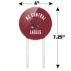 Acrylic North Carolina Central Eagles Logo Cake Topper Party Decoration for Wedding Anniversary Birthday Graduation view 2