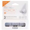 KOKOK 3-Ply Nose Filter Reusable Breathable Nasal Plugs Air Filteration for Dust, Pollution, Block Cold Air - Pack of 3 (Small) view 1