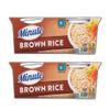 Instant Brown Rice Bundle. Includes Two-8.8 Oz Packages of Minute Brown Rice Ready to Serve. Each has 2 Microwavable Rice Cups. Comes With a BELLATAVO Fridge Magnet! view 1